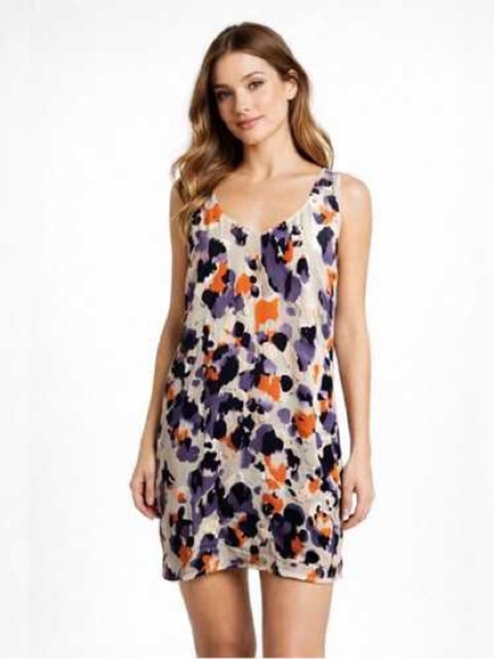 CAbi Radiant Velvet Burnout Patterned Mini Dress